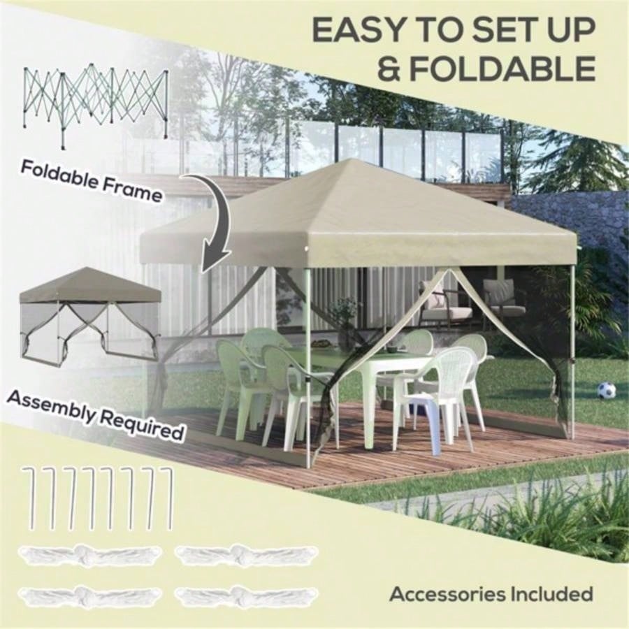 1039; 1039; Up Canopy Tent - Beige