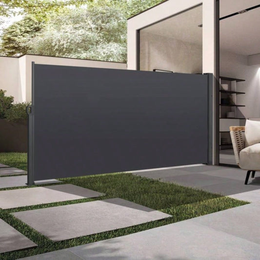 118x 71 Retractable Side Screen Awning, Resistant and Waterproof Patio Privacy Screen, Dark to is Banned. Weekend can not be shipped, order with caution