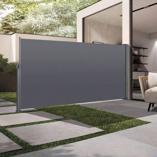 138x 71 Retractable Side Screen Awning, Resistant and Waterproof Patio Privacy Screen, Dark to is Banned. Weekend can not be shipped, order with caution