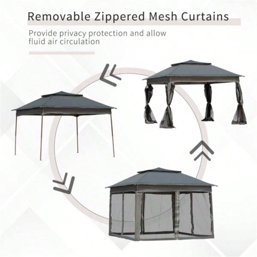 Tent Outdoor Patio Up Canopy Gazebo Prohibited by