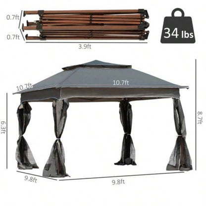 Tent Outdoor Patio Up Canopy Gazebo Prohibited by