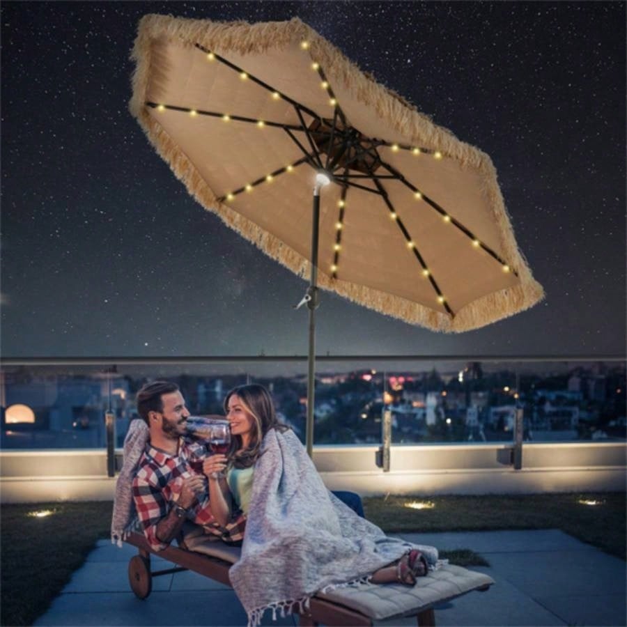 9 Foot Portable Beach with Led Lights.