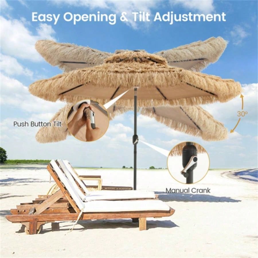 9 Foot Portable Beach with Led Lights.