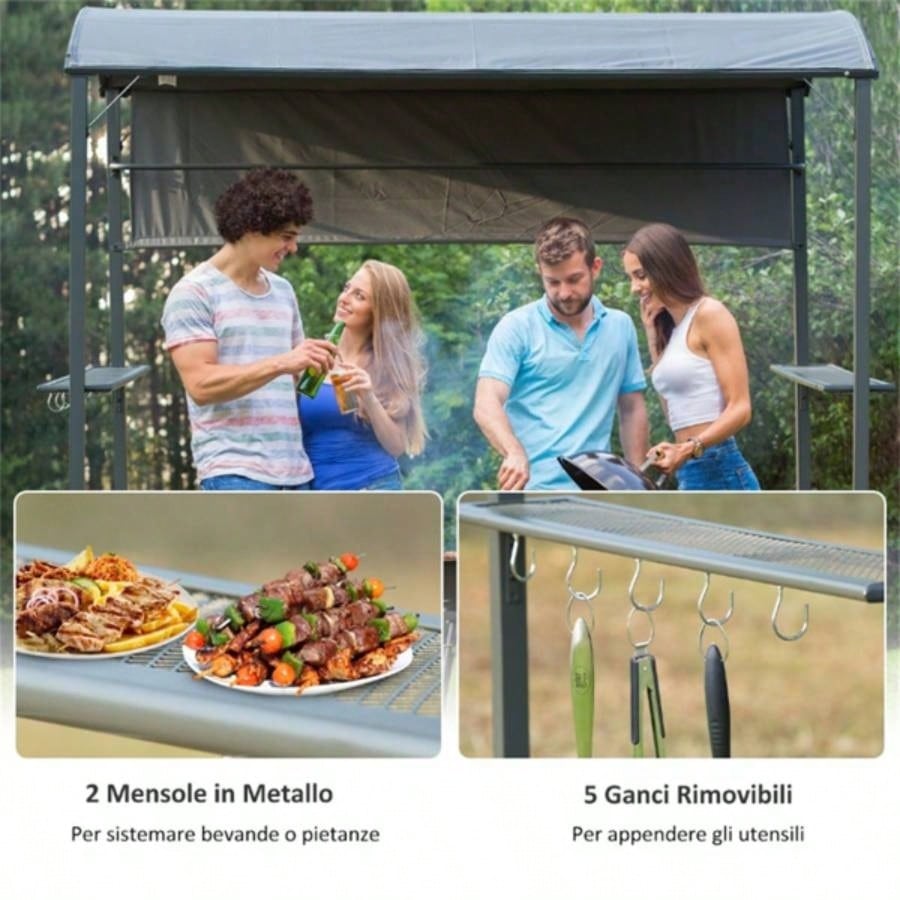 Grill Gazebo BBQ Canopy Prohibited by