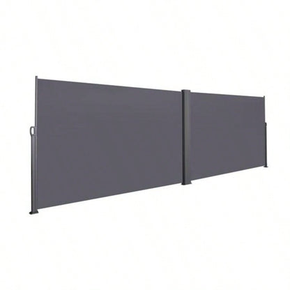 276x 7139; 39; Retractable Side Awning, Waterproof - Resistant, Privacy Screen Divider Roll Up Balcony