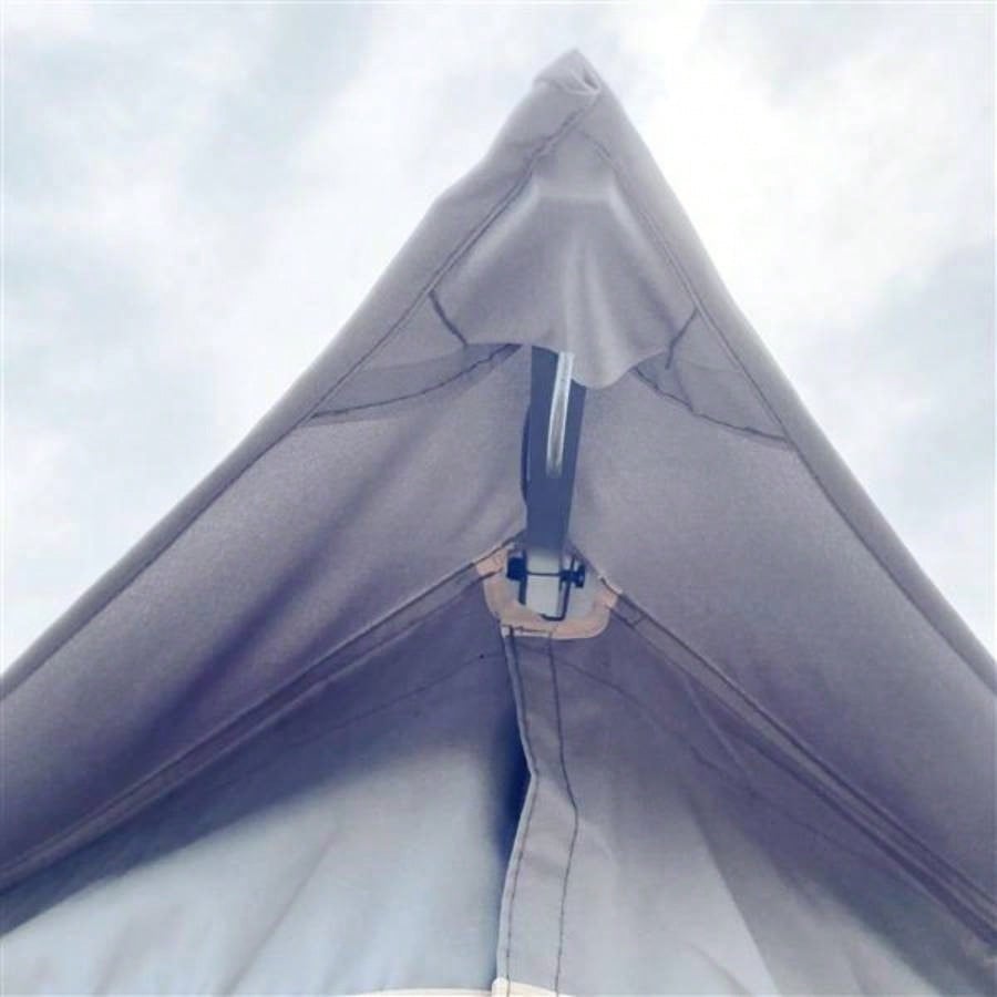 13x10 Outdoor Patio Gazebo Canopy Tent With Ventilated Double Roof And Mosquito netDetachable Mesh Screen On All SidesSuitable Lawn, Garden, Backyard and Deck, Gray Top