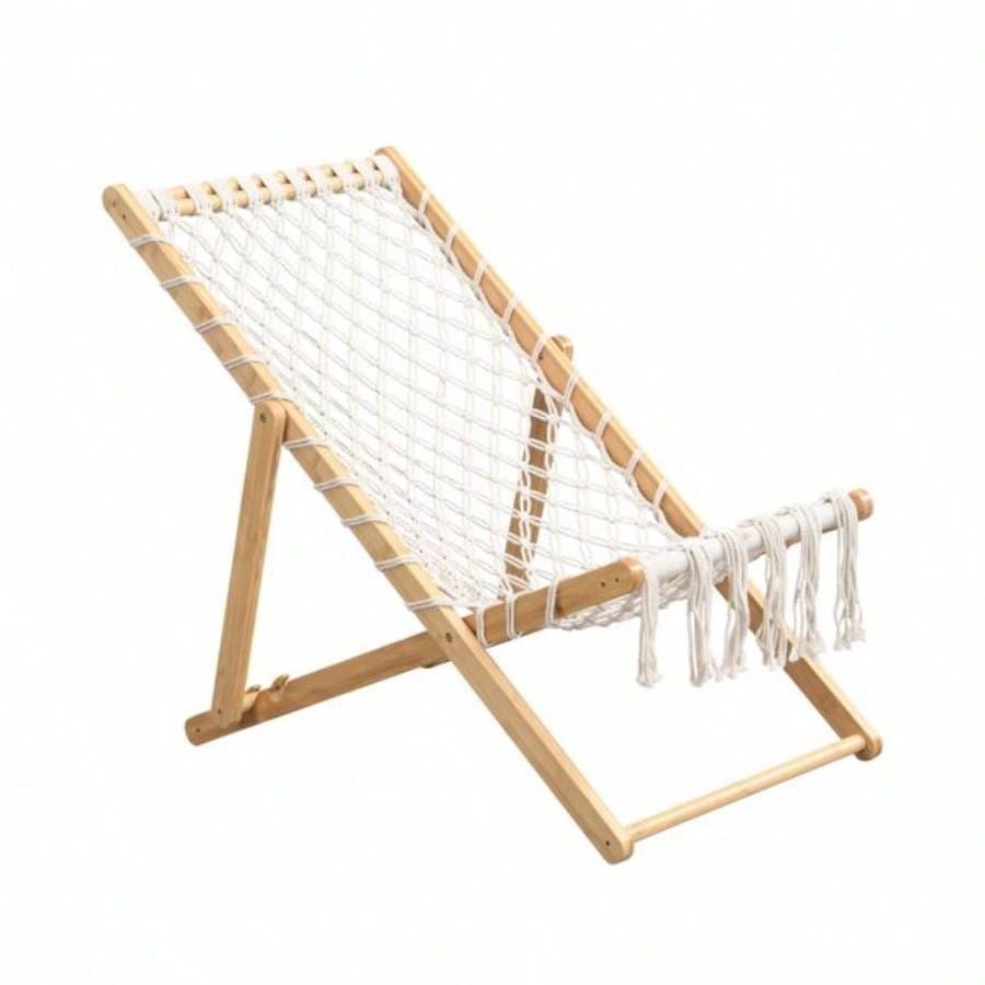 Set of 2 Weaving Chair, with Handwoven Rope Patio, Living Room, Garden, Balcony