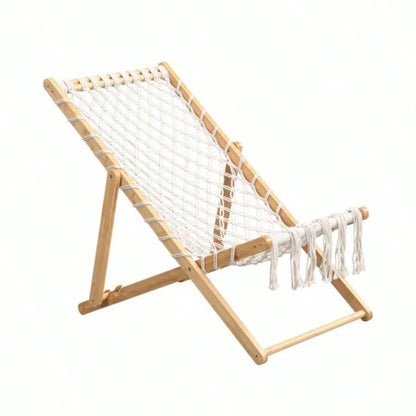 Set of 2 Weaving Chair, with Handwoven Rope Patio, Living Room, Garden, Balcony