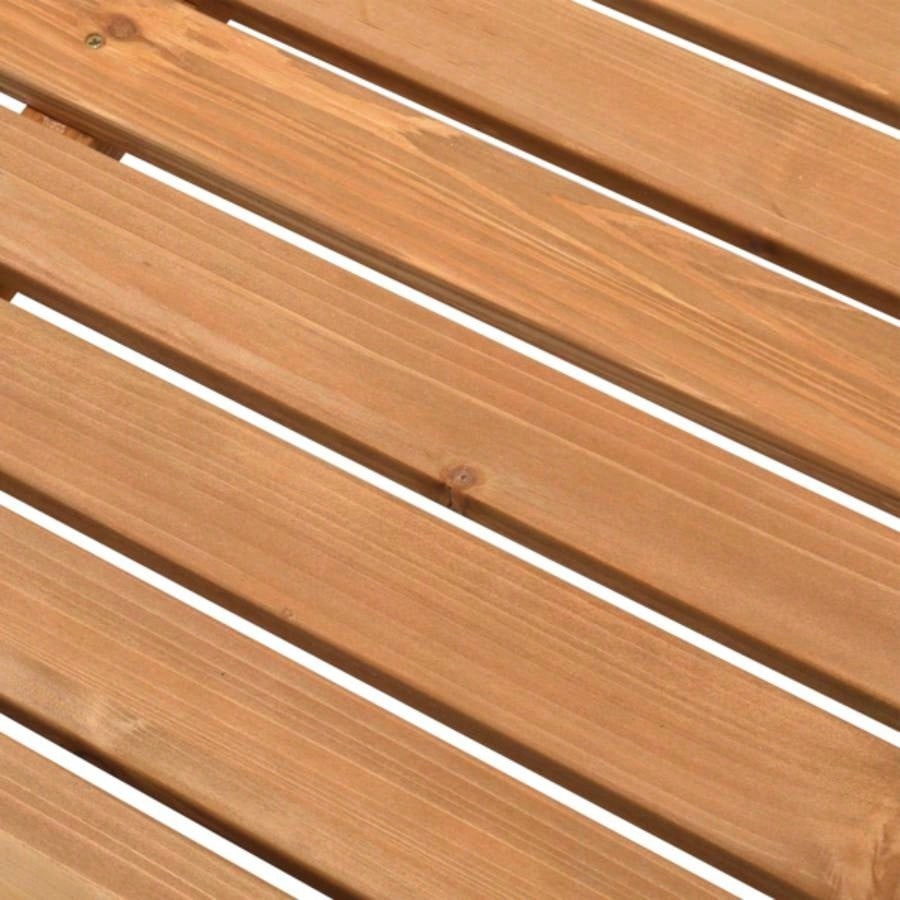 117*61*90cm Outdoor Garden Fir X Back Wooden Burlywood