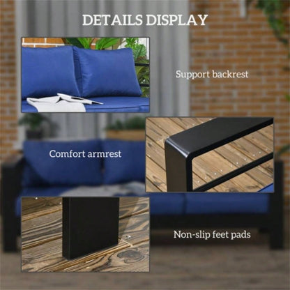 Pieces Patio Furniture Set