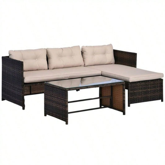 Pieces Patio Furniture Set