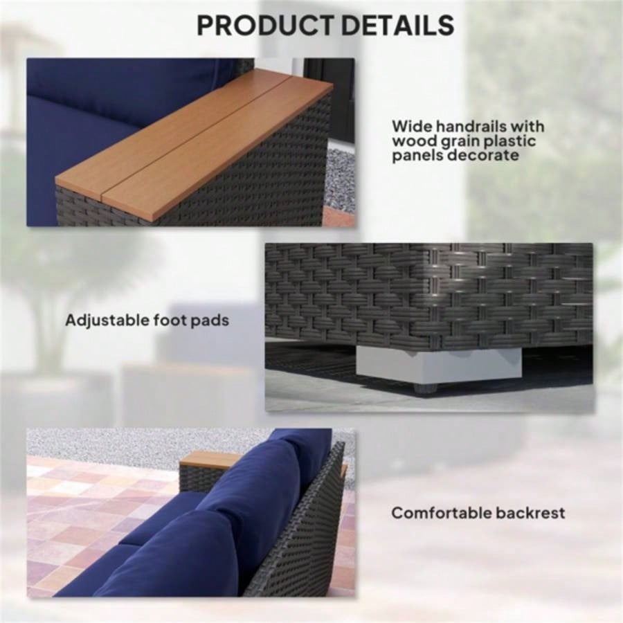 Pieces Patio Furniture Set