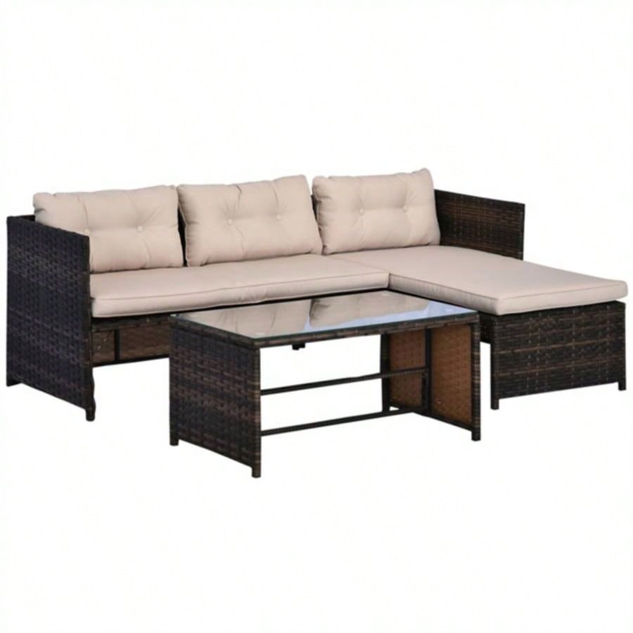 Pieces Patio Furniture Set