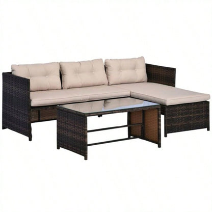 Pieces Patio Furniture Set