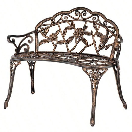 38.5 Cast Aluminum Outdoor Courtyard Decoration Park Leisure Chair