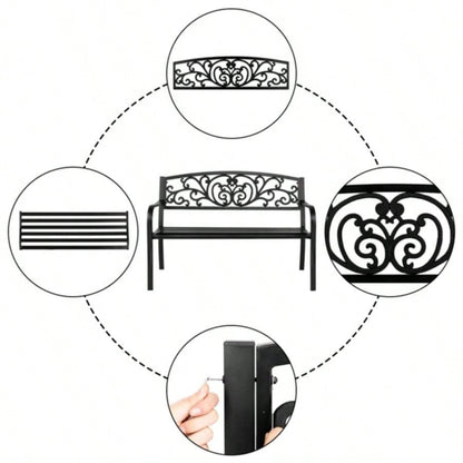 50 Iron Outdoor Courtyard Decoration Park Leisure