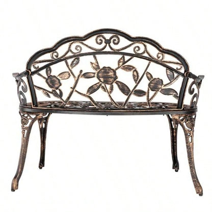 38.5 Cast Aluminum Outdoor Courtyard Decoration Park Leisure Chair