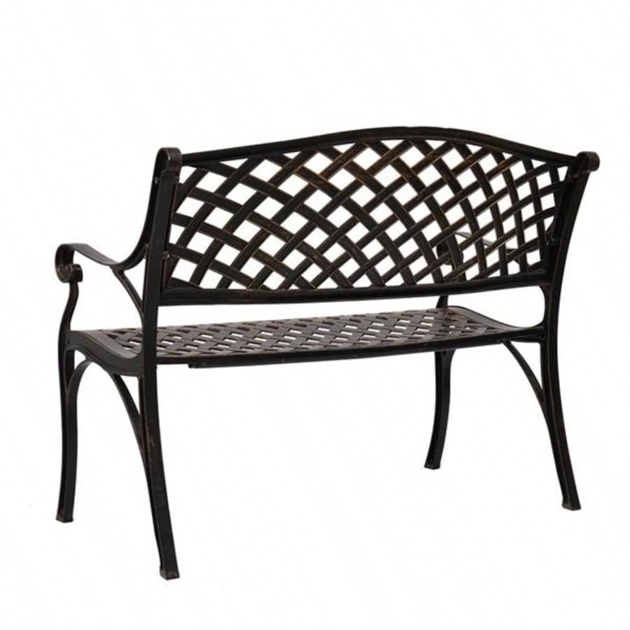 40.5 Outdoor Cast Aluminum With Mesh Backrest Surface