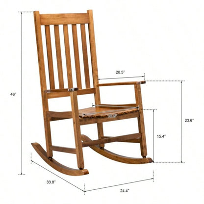 68.5*86*115CM Square Wooden Rocking Chair Color