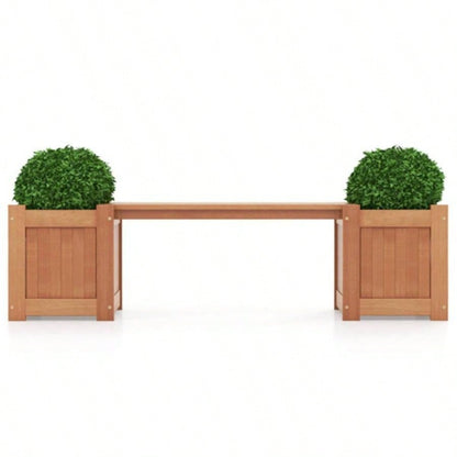 Wooden with planter box