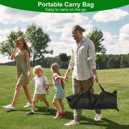 Folding Camping Table, Portable Upgraded Carbon Steel Table with Heavy Duty Carrying Bag, Lightweight Foldable Outdoor Camping Table, Table Picnic and Barbecue, Beach Patio, Table 2 - 3 People