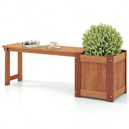 Outdoor with planter box, teak