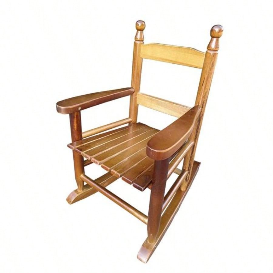 Children39; s rocking oak chair - Indoor or Outdoor - Suitable kids - Durable