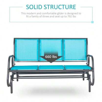 Outdoor courtyard seats 3 people - Blue Prohibited by