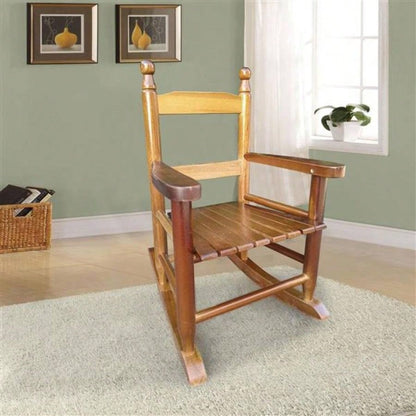 Children39; s rocking oak chair - Indoor or Outdoor - Suitable kids - Durable