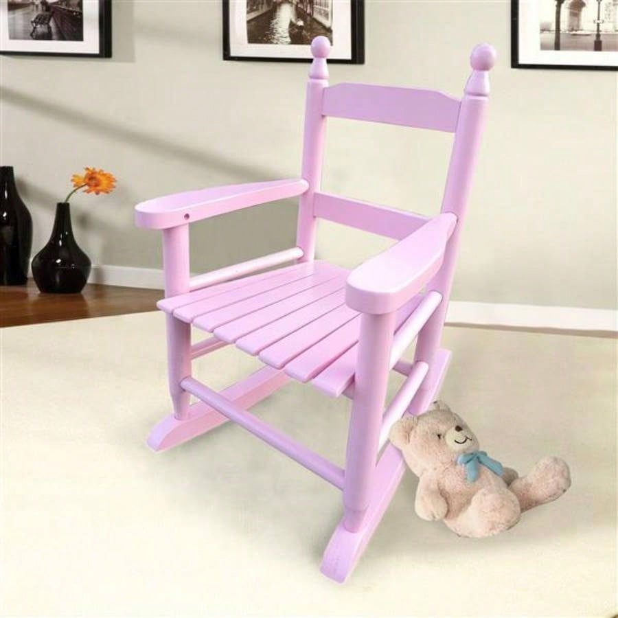 Children39; s rocking light pink chair - Indoor or Outdoor - Suitable kids - Durable