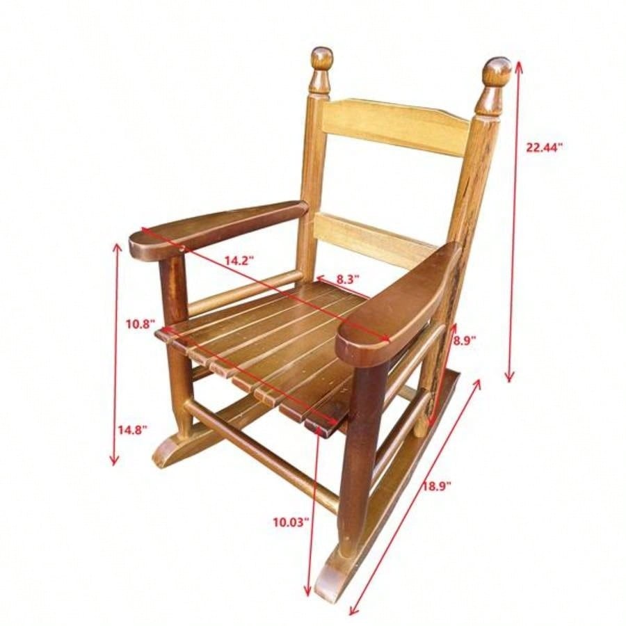Children39; s rocking oak chair - Indoor or Outdoor - Suitable kids - Durable