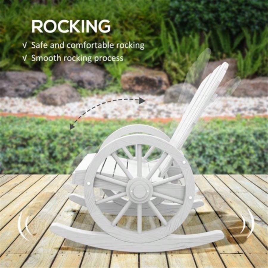 Garden lounge chairs - White Prohibited by