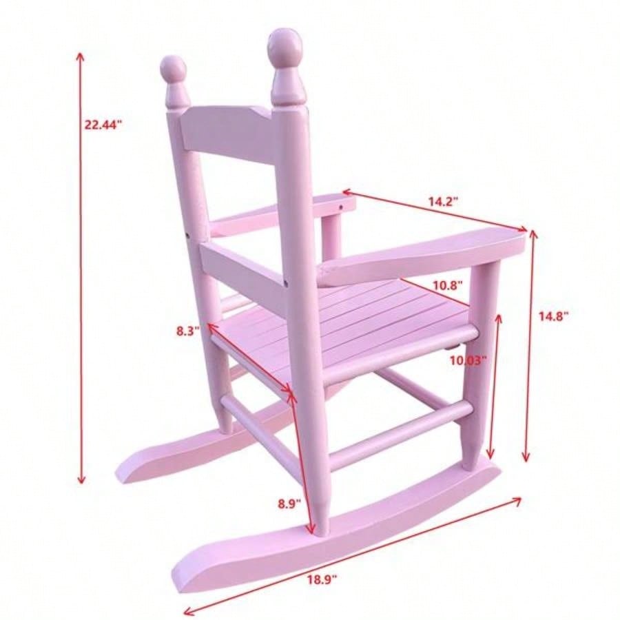 Children39; s rocking light pink chair - Indoor or Outdoor - Suitable kids - Durable