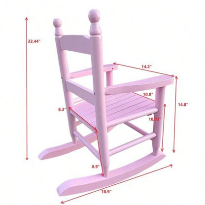 Children39; s rocking light pink chair - Indoor or Outdoor - Suitable kids - Durable