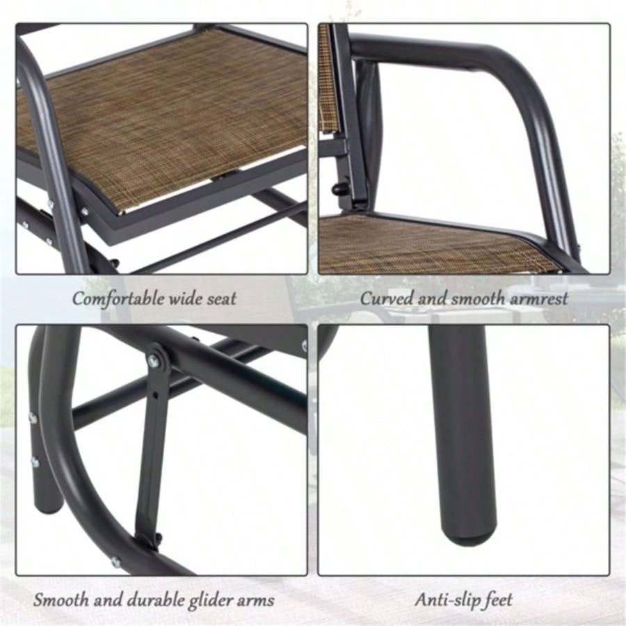 2PCS Outdoor Glider ChairProhibited by