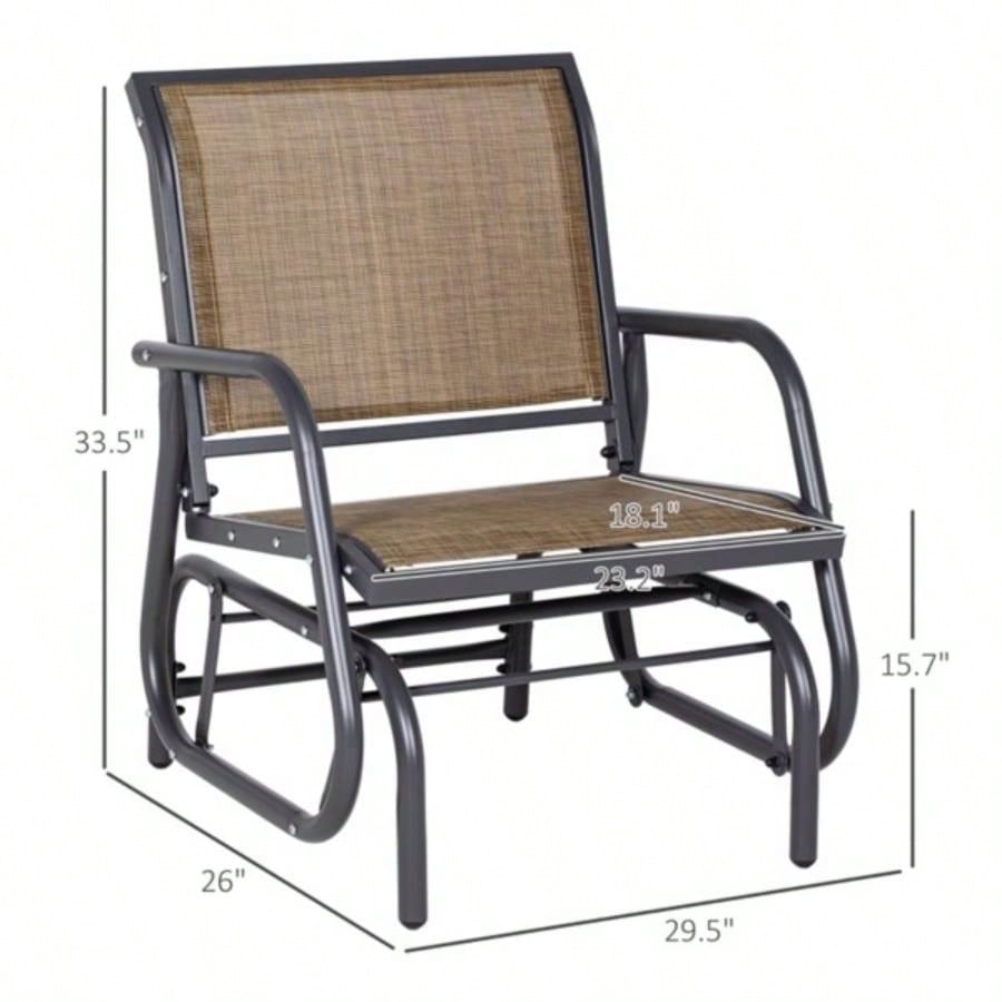 2PCS Outdoor Glider ChairProhibited by