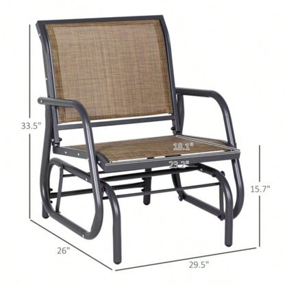2PCS Outdoor Glider ChairProhibited by