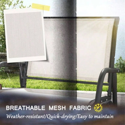 2PCS Outdoor Glider Chair - WhiteProhibited by
