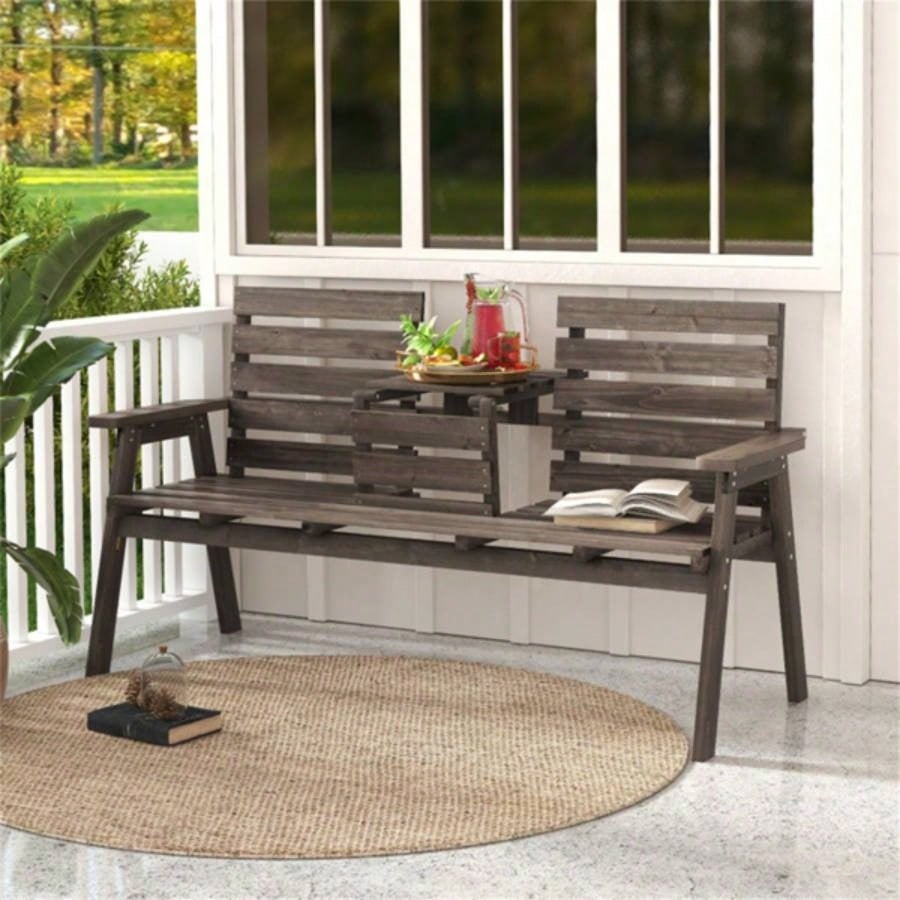 Wooden withFol dable Middle Table