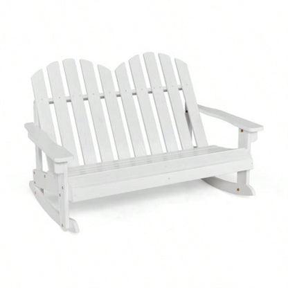 Outdoor solid wood rocking chair children