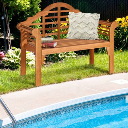 Wooden garden benches can be folded garden patio furniture