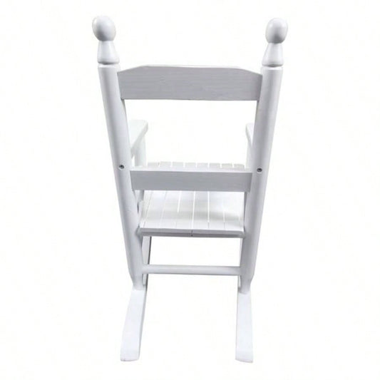 Children39; s rocking white chair - Indoor or Outdoor - Suitable kids - Durable