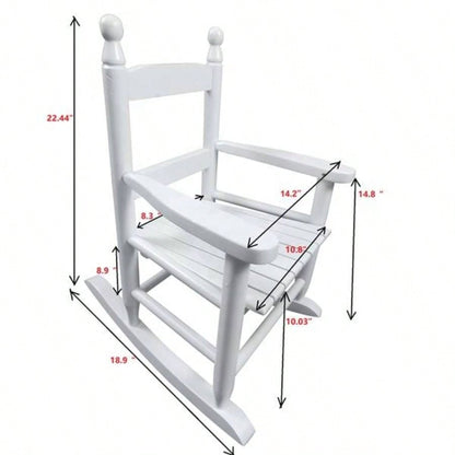 Children39; s rocking white chair - Indoor or Outdoor - Suitable kids - Durable