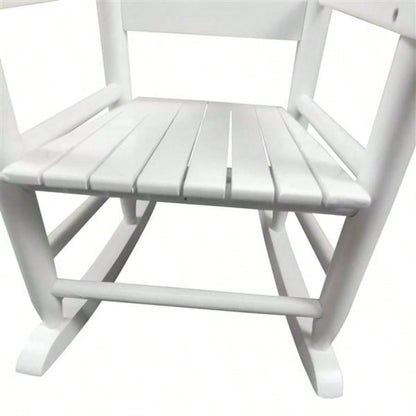 Children39; s rocking white chair - Indoor or Outdoor - Suitable kids - Durable