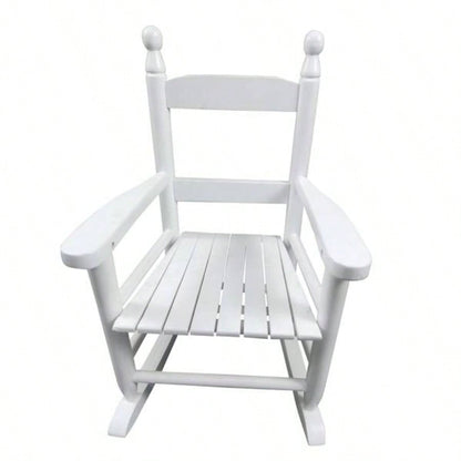 Children39; s rocking white chair - Indoor or Outdoor - Suitable kids - Durable