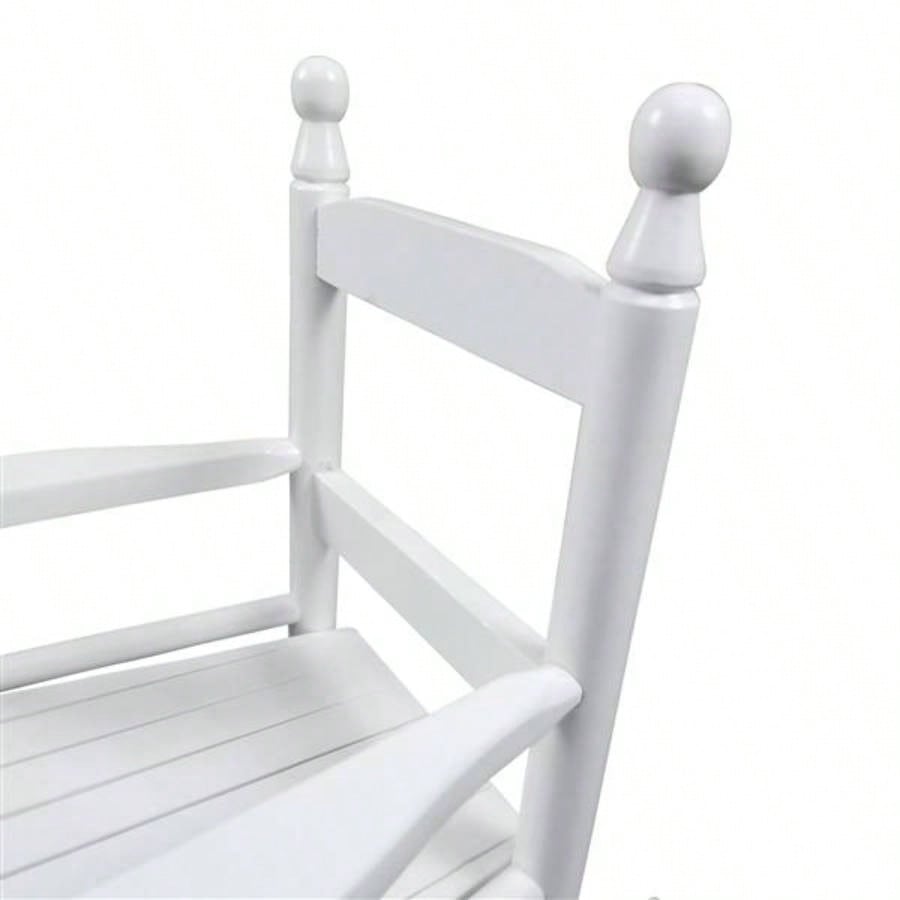 Children39; s rocking white chair - Indoor or Outdoor - Suitable kids - Durable