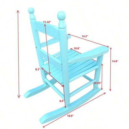 Children39; s rocking light Light Blue chair - Indoor or Outdoor - Suitable kids - Durable