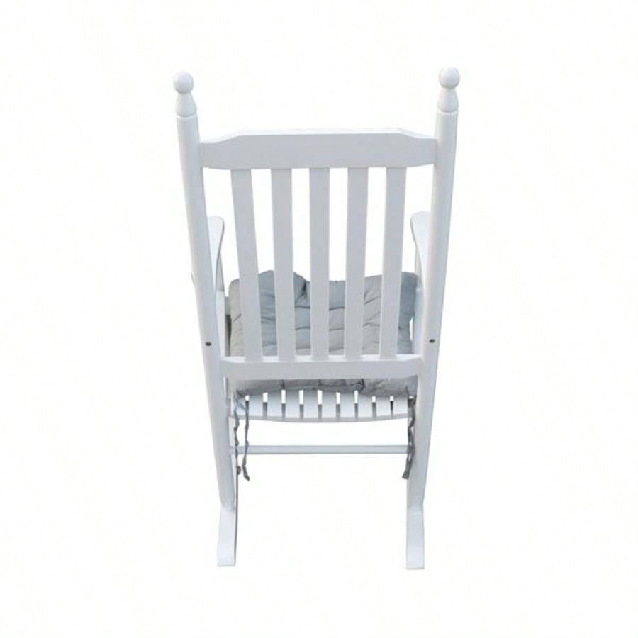 wooden porch rocker chair WHITE, without