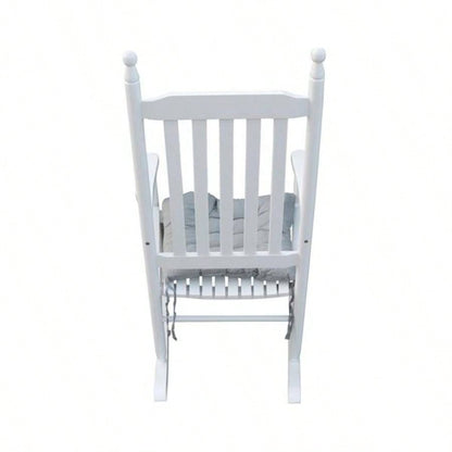 wooden porch rocker chair WHITE, without
