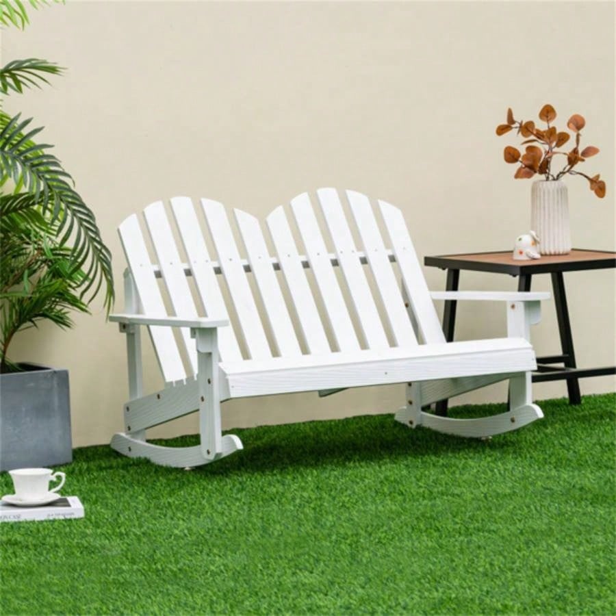 Outdoor solid wood rocking chair children